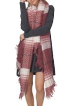 Women's Rip Curl London Blanket Scarf, Size - Red