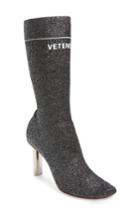 Women's Vetements Lurex Sock Boot Us / 39eu - Metallic
