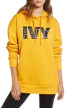 Women's Ivy Park Layered Logo Hoodie, Size - Orange