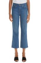 Women's Khaite Crop Flare Jeans - Blue