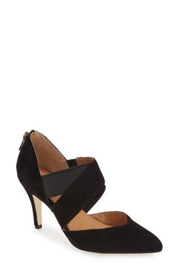 Women's Corso Como 'colette' Crisscross Pointy Toe Pump .5 M - Black