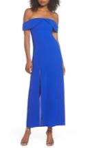 Women's Show Me Your Mumu Upton Off The Shoulder Gown, Size - Blue