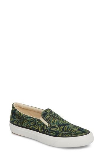 Women's Keds X Rifle Paper Co. Anchor Palms Slip-on Sneaker .5 M - Black