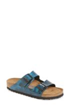 Women's Birkenstock Arizona Birko-flor Soft Footbed Sandal -5.5us / 36eu B - Blue