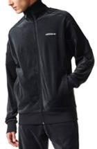 Men's Adidas Velour Track Jacket, Size - Black
