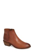 Women's Frye Carson Piping Bootie .5 M - Brown
