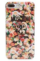 Moschino Floral Print Iphone 6/7/8 Case - Pink