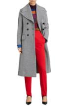 Women's Burberry Aldermoor Double Breasted Coat Us / 36 It - Black