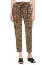 Women's Chaus Leopard Print Drawstring Pants - Brown