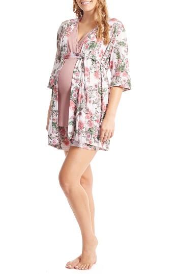 Women's Everly Grey Adalia 5-piece Maternity/nursing Pajama Set