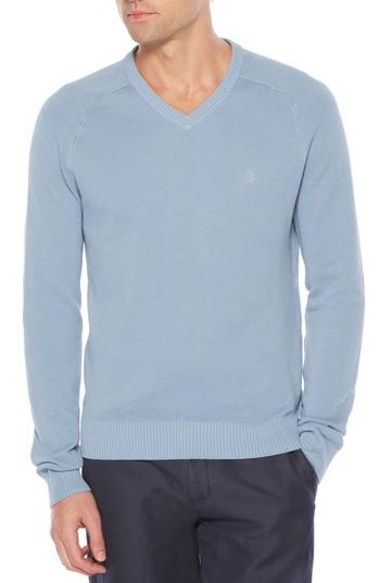 Men's Original Penguin Pique V-neck Sweater