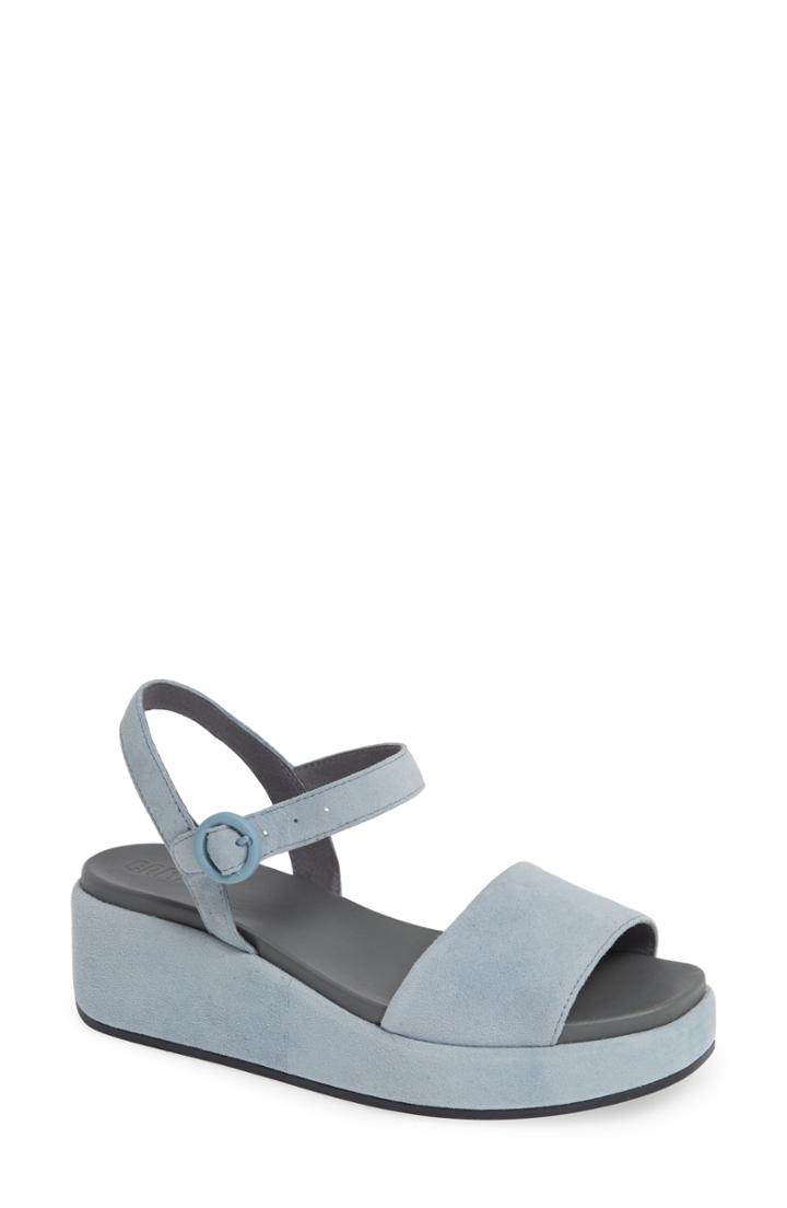 Women's Camper Misia Platform Wedge Sandal Us / 38eu - Blue