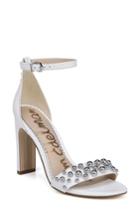 Women's Sam Edelman Yoshi Studded Ankle Strap Sandal M - White