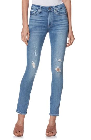 Women's Paige Hoxton High Waist Ankle Peg Jeans