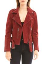 Women's Bagatelle Suede Jacket - Burgundy