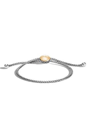 Women's John Hardy Classic Chain Hammered Pull Through Braclet