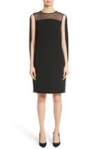Women's Max Mara Sospiro Cape Shift Dress - Black