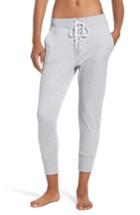 Women's Zella Lace & Repeat Crop Jogger Pants, Size - Grey