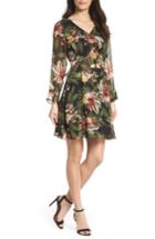Women's Sam Edelman Waist Cutout Ruffle Dress - Black