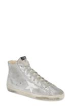 Women's Golden Goose Francy High Top Sneaker With Genuine Shearling