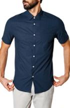 Men's Good Man Brand Hex Dot Sport Shirt - Blue