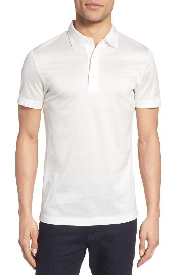 Men's Pal Zileri Jersey Polo - White