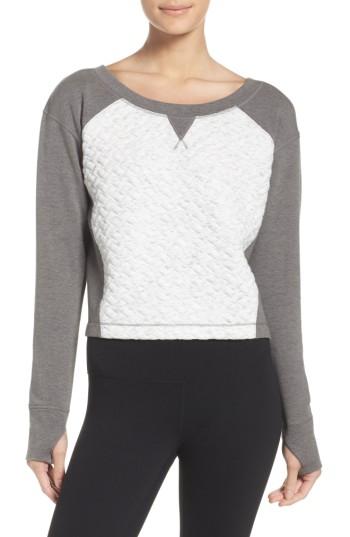 Women's Zella Dance Off Crop Pullover - Ivory