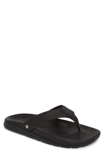 Men's Ugg Tenoch Luxe Flip Flop M - Black