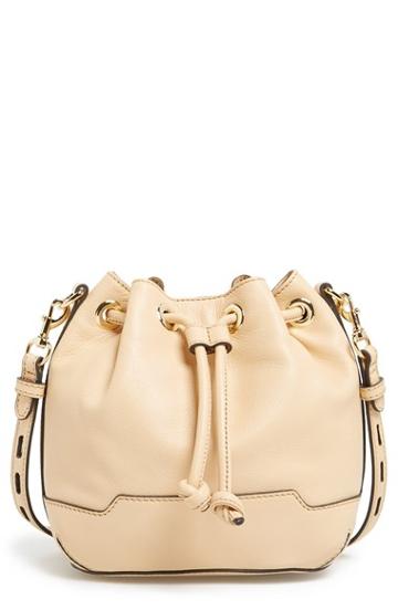 Women's Rebecca Minkoff 'mini Fiona' Bucket Bag - Beige Biscuit/ Light