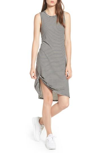 Women's N:philanthropy Boo Stripe High/low Dress - Black