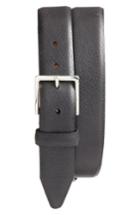 Men's Nordstrom Men's Shop Midland Pebbled Leather Belt - Black