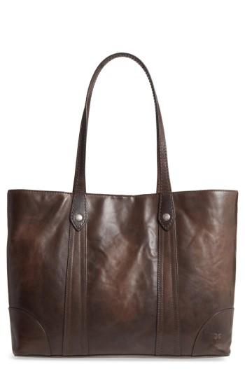 Frye Melissa Leather Shopper - Brown