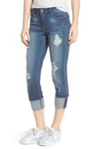 Women's 1822 Denim Decon Cuffed Skinny Jeans - Blue