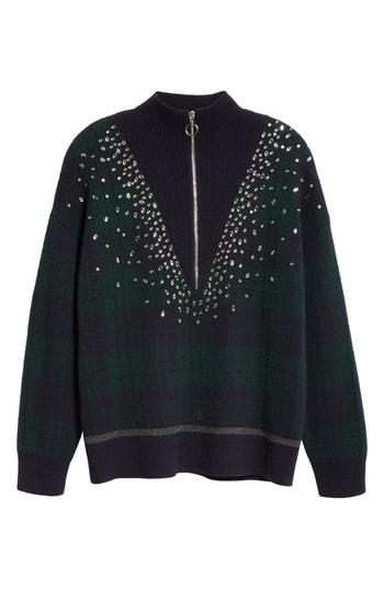 Women's Sandro Patience Half Zip Sweater