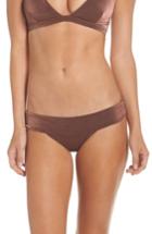 Women's Vyb Blushing Brazilian Bikini Bottoms - Brown