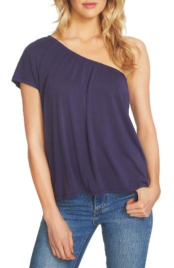 Women's 1.state One-shoulder Top, Size - Blue