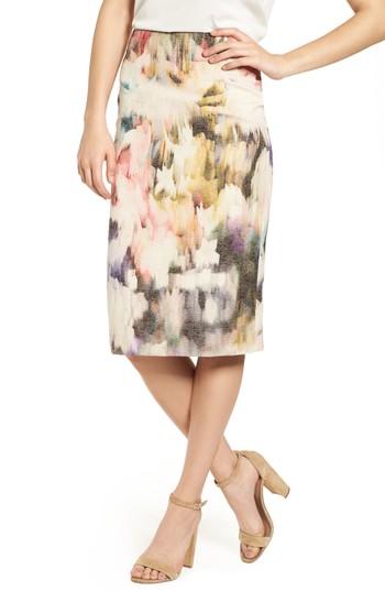 Women's Emerson Rose High Waist Print Skirt - Ivory