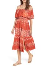 Women's Tularosa Jacqui Floral Print Cold Shoulder Dress - Red