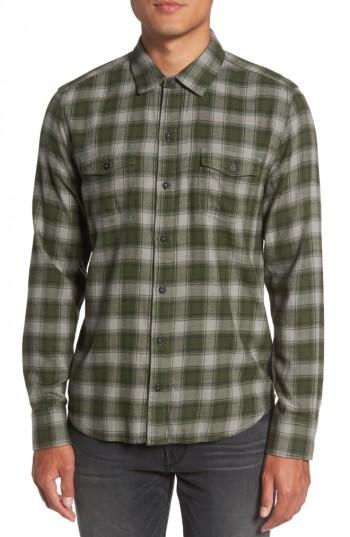Men's Paige Everett Plaid Sport Shirt - Green