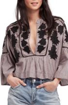 Women's Free People Liya Embroidered Blouse