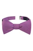 Men's Ted Baker London Natte Check Bow Tie, Size - Red