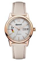 Women's Ingersoll New Haven Disney Automatic Leather Strap Watch, 34mm