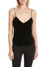 Women's Rag & Bone Parker Velvet Camisole, Size - Black