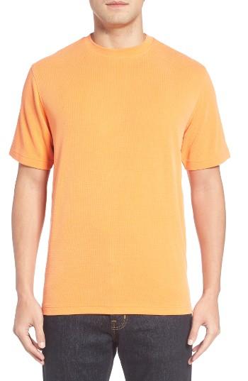 Men's Bugatchi Crewneck T-shirt - Orange