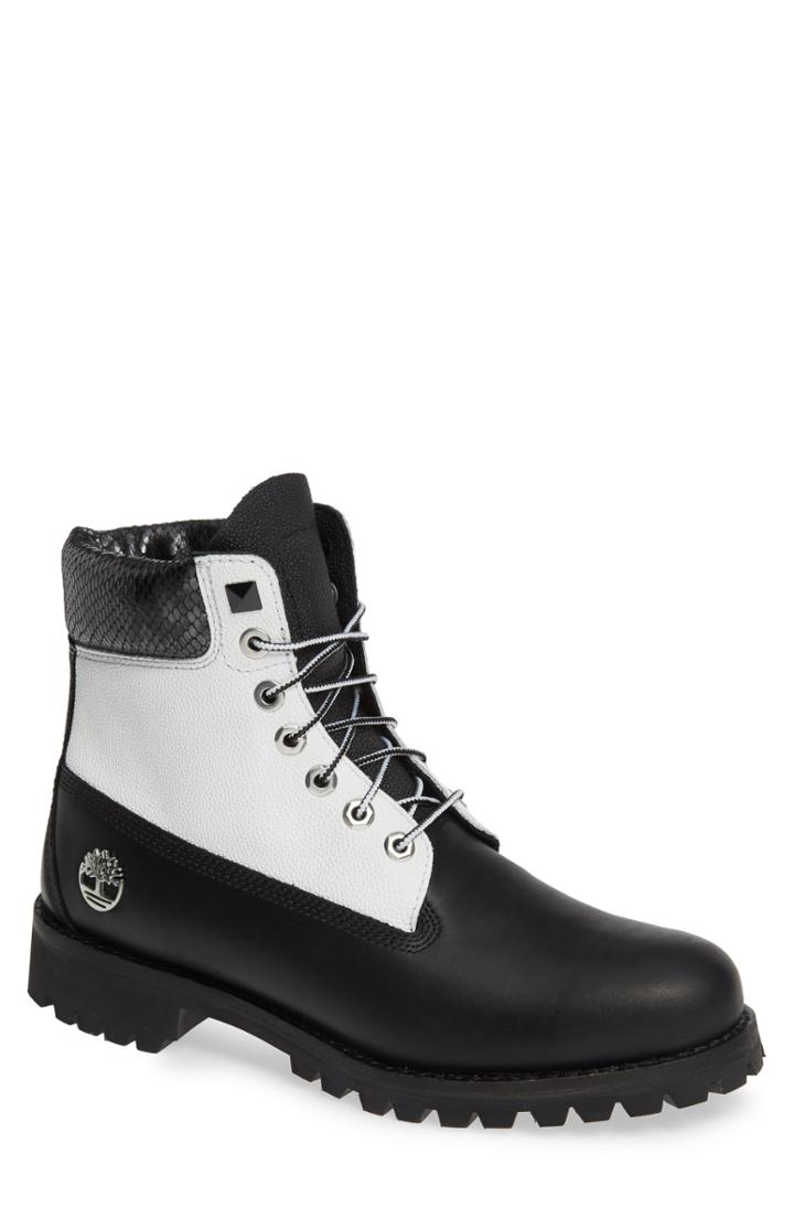 Men's Timberland Social Scene Waterproof Boot .5 M - White