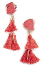 Women's Sole Society Stone Tassel Drop Earrings