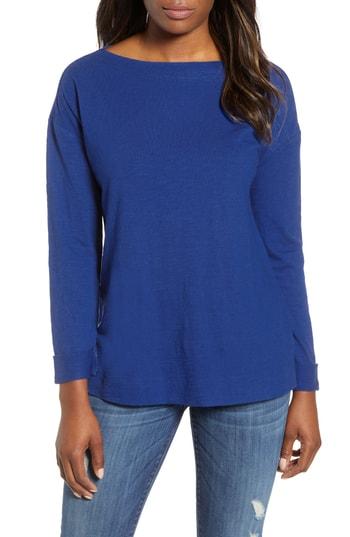 Women's Caslon Boxy Boatneck Tee