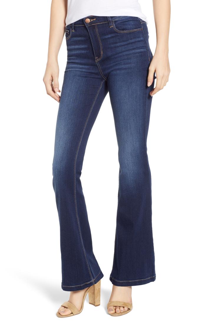 Women's Sp Black High Waist Flare Jeans