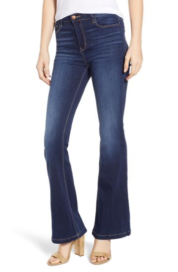 Women's Sp Black High Waist Flare Jeans