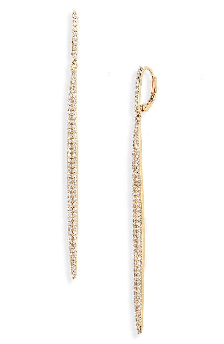 Women's Nordstrom Pave Stick Linear Earrings